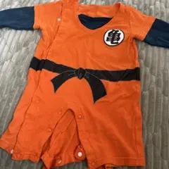 ドラゴンボール風オレンジロンパース　60〜70サイズ