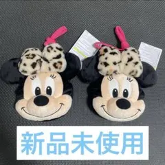 【新品未使用タグ付き】 ディズニー ショルダーバック ミニー ヒョウ柄 2個