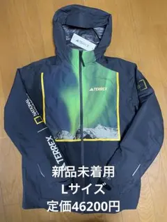 L 新品 adidas　アディダス　ジャケット ナショナルジオグラフィック 登山