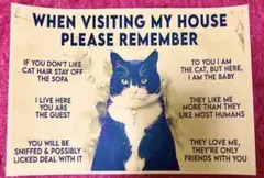 131:忘れにゃいで猫のルール　猫　アート　にゃんアートポスター