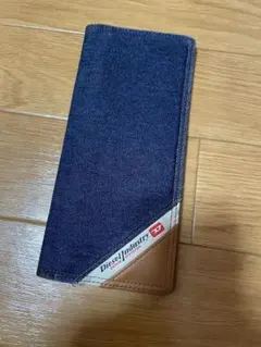 Diesel デニム レザー パスポートケース