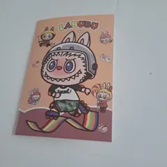 LABUBUキャラクターの横罫ノート