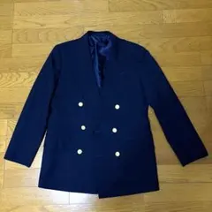 【極美品】ジェイプレス テーラードジャケット 金ボタン 紺ブレ ネイビー ダブル