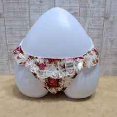 エメフィール 廃盤品 花柄 フリル レース ショーツ ホワイトのサムネイル