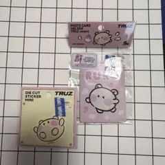 TRUZ mini フォトカードホルダー & ステッカーセット RURU