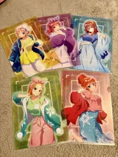五等分の花嫁 クリアファイル 5種セットのサムネイル