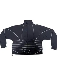 アディダス　ライン入り ジップアップ　トラックジャケット　ダブルジップ