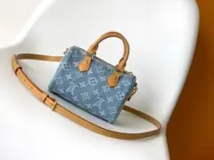 Louis Vuitton デニムショルダーバッグ