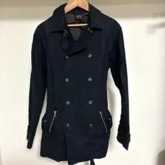 ARMANIEXCHANGE アルマーニエクスチェンジ トレンチコート ネイビー
