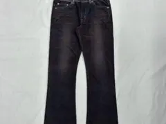 503 ダークブルー ブーツカットデニム