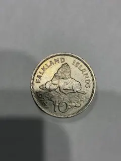 フォークランド 20ペンス 1985年 羊 イギリス領 外国コイン 古銭