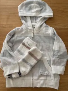 ジェラートピケ　フード付きパーカー　ソックス　セット