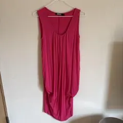 DKNY ノースリーブ チュニック ピンク