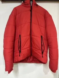 converse ダウンジャケット　レッドLサイズ