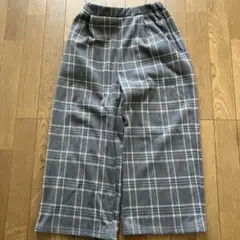 チェック スラックス