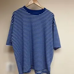 メンズ　ボーダー　Tシャツ　オーバーサイズ　L