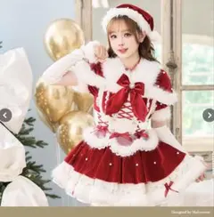 Malymoom マリームーン クリスマスチェックショコラベア コスプレ