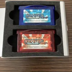GBAポケットモンスター サファイア・ルビー　ソフト2コ　ケース込み
