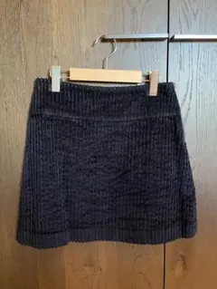 A.P.C. コーデュロイ ネイビースカート 36