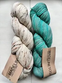 Madelinetosh Tosh Sock 2色セット