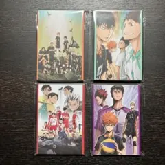 ハイキュー　ハッピーくじ　ポストカードブック　4点セット