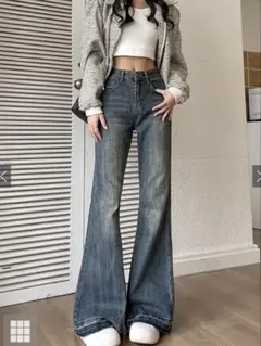 GRL フレアデニムパンツ［ks172］