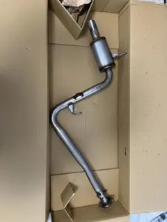 未使用 ステンレス マフラー本体 取り付け金具付き