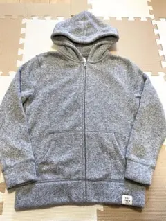GAP KIDS グレー フルジップパーカー サイズ140