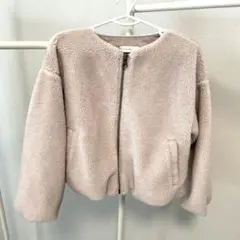 branshes ボアジャケット 120サイズ 薄いピンク