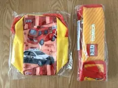 トミカ　ショルダーバッグ　四角の保冷ポーチ　非売品