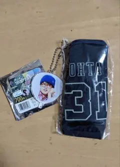 オリックス　太田選手　ユニフォームポーチ　缶バッジ　２点セット