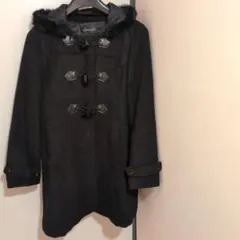 ✌ファー付きブラック✌ダッフルコート可愛い