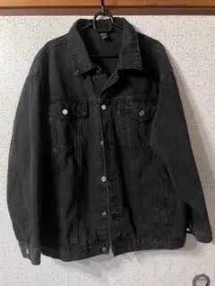 ブラックデニムジャケット デニムジャケット