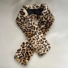 ヒョウ柄 マフラー