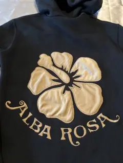 希少 ALBA ROSAフーディーワンピ ロゴ刺繍　Y2K