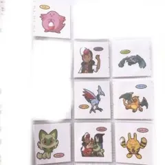 ポケモンパン　デコキャラシール　198弾