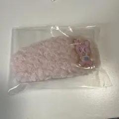 エニマイくじ エンジェルブルー ボアヘアクリップ