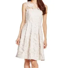 グレースコンチネンタル フラワー チュール ドレス