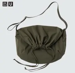 完売色❗️UNIQLOユニクロ　ドローストリングショルダーバッグ