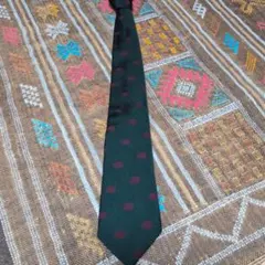 【J.PRESS】ダークグリーン シルクネクタイ★日本製