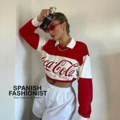 ZARA　COCA-COLA　ポロシャツ　コカ・コーラ　Sサイズ