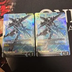 最安値　ガンダムカードゲーム　グラハム専用ユニオンフラッグカスタム　LR 2枚
