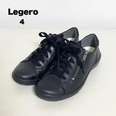 美品⭐︎Legero スニーカー レザー ゴアテックス ブラック サイドジップ 4