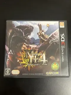 モンスターハンター4 3DS ケース・説明書付き 動作確認済み
