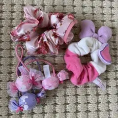 ディズニー　プリティートレジャー　ヘアゴム　シュシュ　ミッキー　デイジー