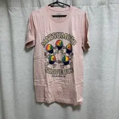 MATSUMOTO SHAVE ICE Tシャツ ピンク