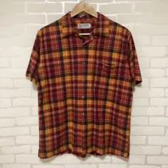 CHAPS チェック柄 半袖シャツ