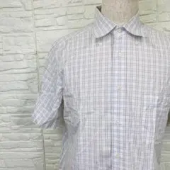 Ermenegildo Zegna 半袖シャツ チェック【F3-8799】のサムネイル