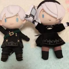 NieR:Automata まめめいと ぬいぐるみマスコット 2B 9S 2点 - メルカリ