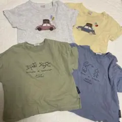 子供用Tシャツセット（4枚）　まとめ売り　双子　プティマイン　90 ブリーズ